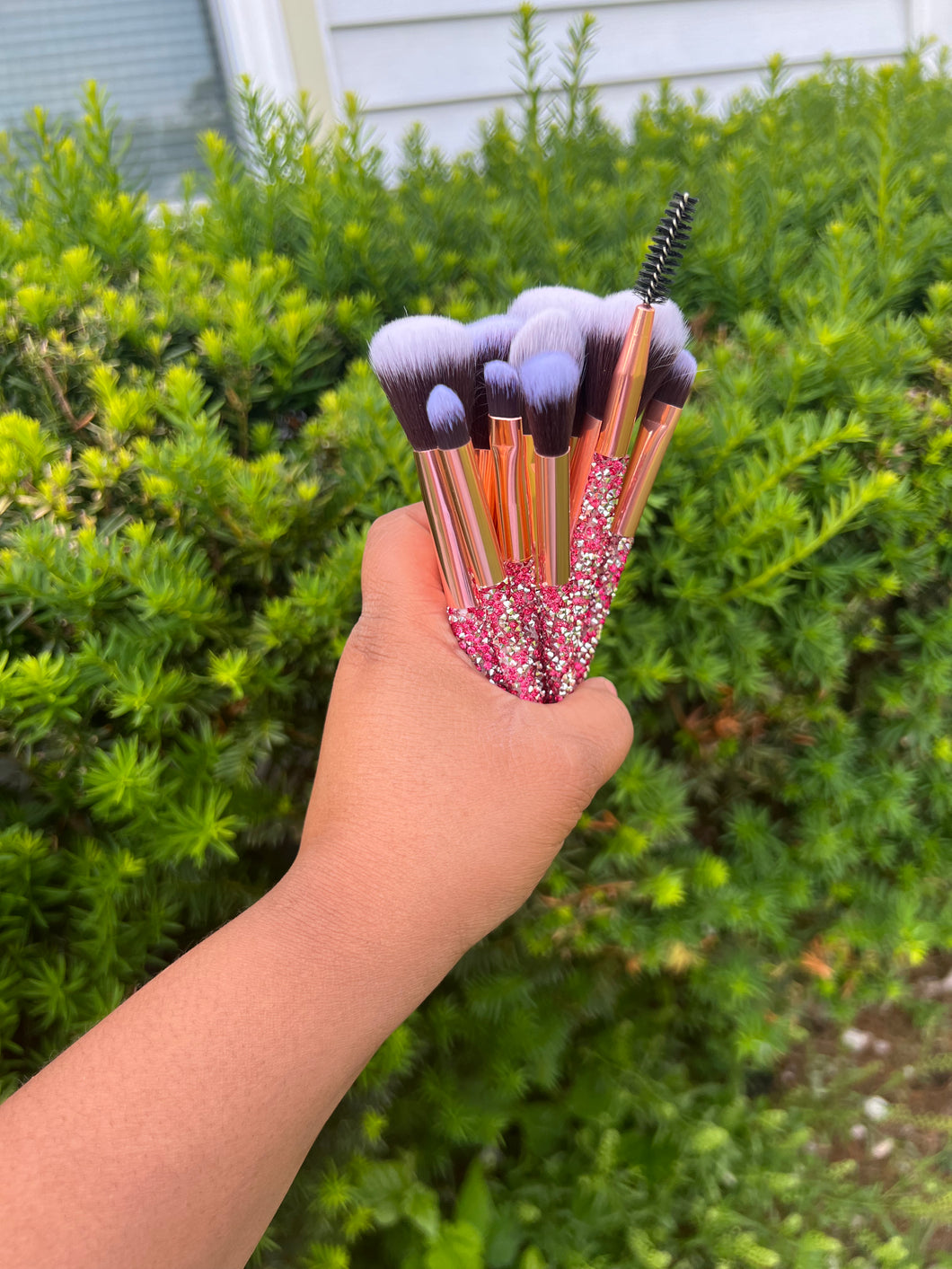 Glitter Glam Makeup Brushes